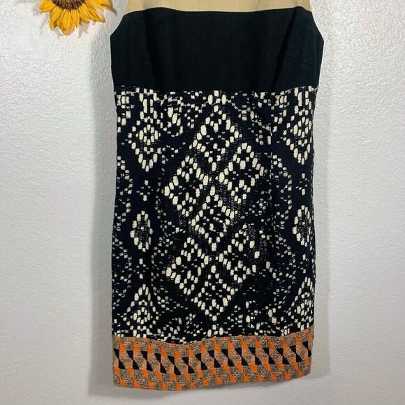 Per Se Woven Jacquard Knit Sleeveless Dress Size 8 Women’s - Picture 3 of 7